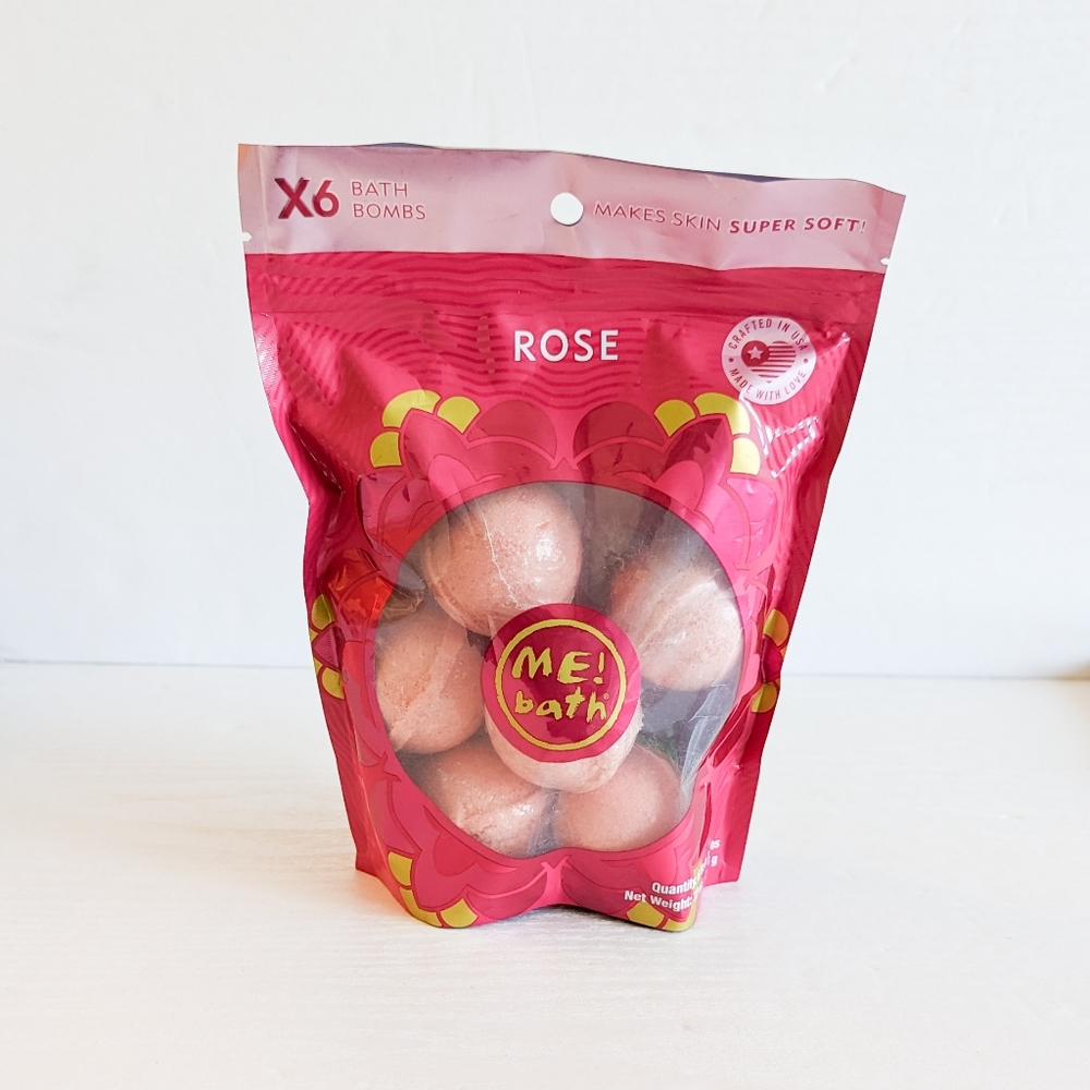 ME! Bath Rose Bath Bombs - 6 Count